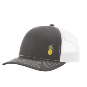 Hawaiian Bros Mesh Hat Charcoal/White